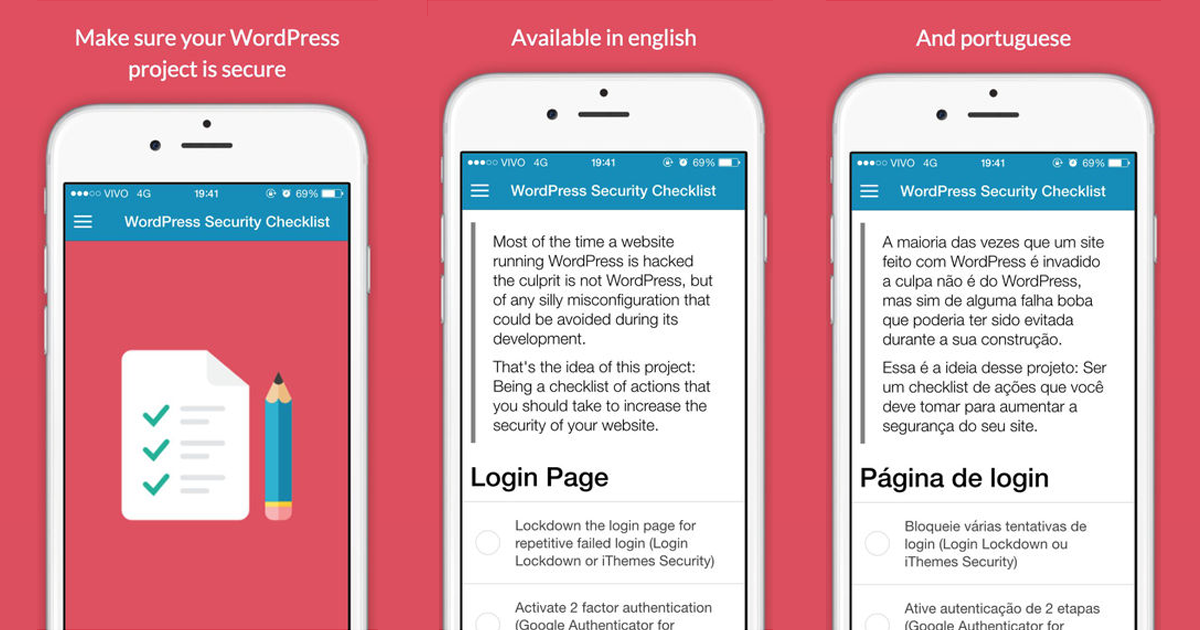 WordPress Security Checklist na Apple Store